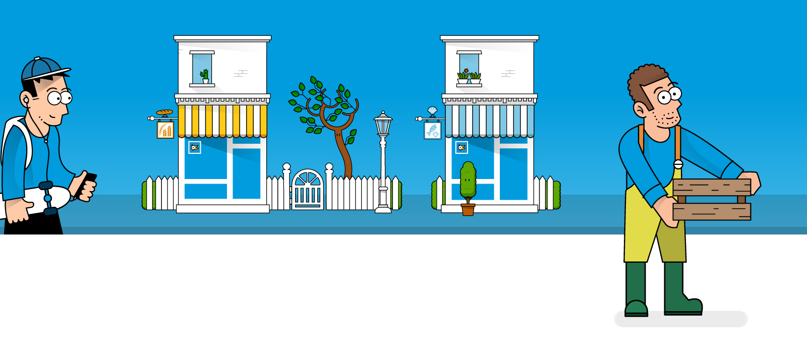 Illustration motion design application mobile